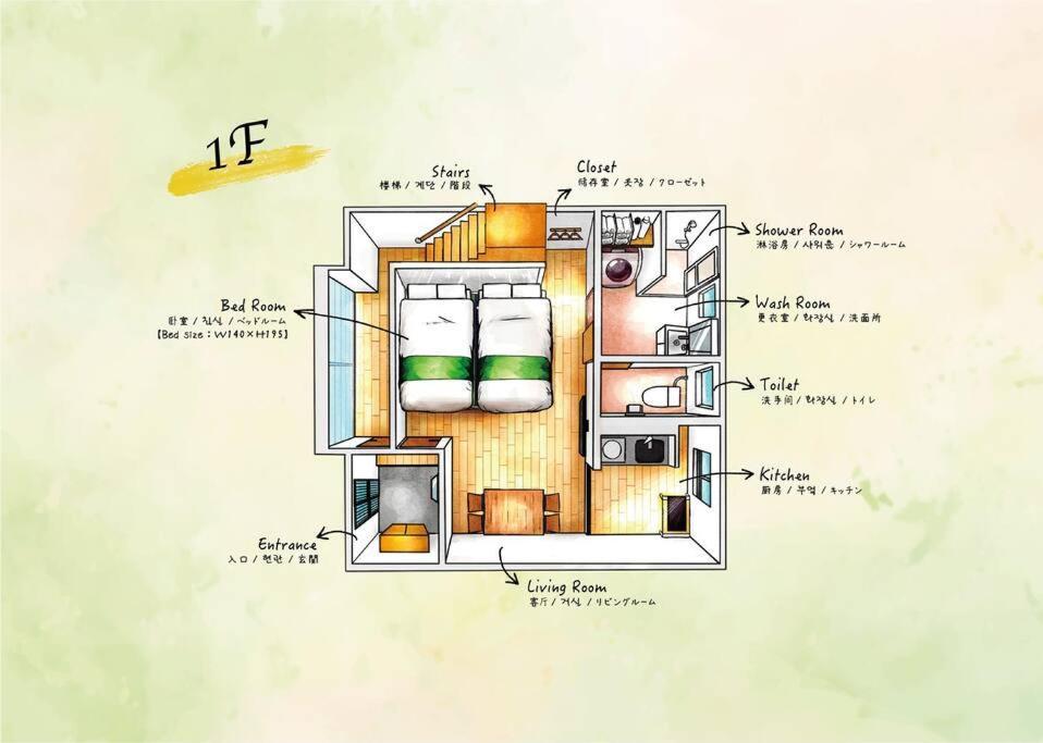 Appartement House1room/4 Peoples/tanimachi 6 Chome *